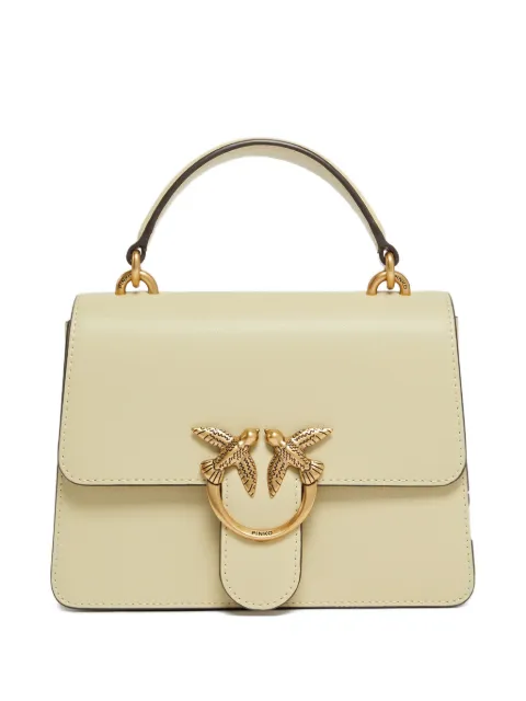 PINKO mini Love leather satchel bag Yellow 100071A0F1