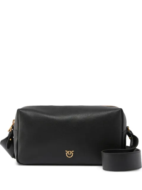 PINKO Horizontal Bag medium shoulder bag in leather Black 106062A0QO