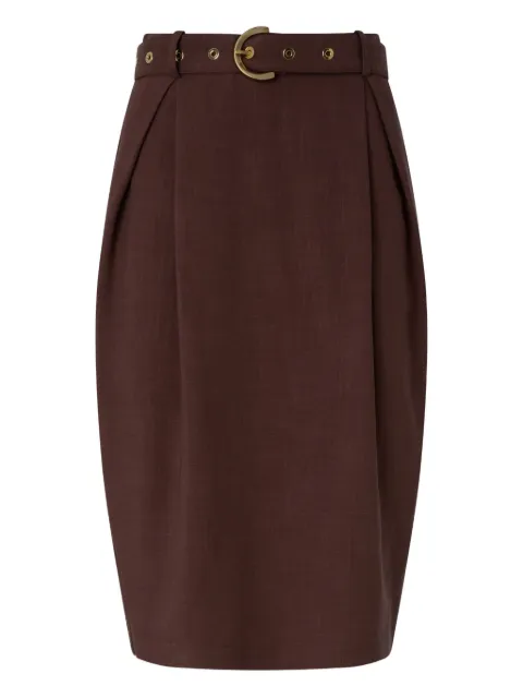 PINKO belted skirt Brown 106449A2W6