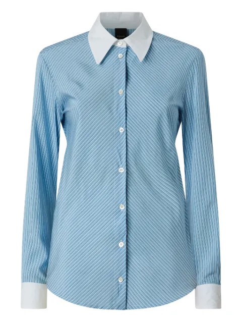 PINKO shirt with contrasting collar and cuffs Blue 106667A33Q