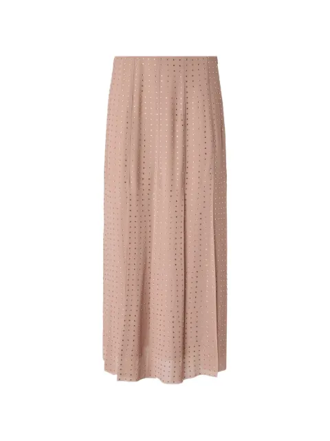 PINKO midi skirt with fringes and rhinestones Pink 106260A32X