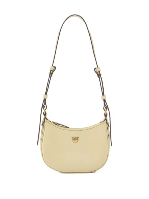 PINKO Half Moon baby leather shoulder bag Neutrals 103538A0F1