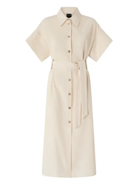 PINKO midi button belted shirt dress Neutrals 106309A2ER