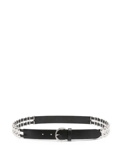 PINKO 3-cm belt with studs Black 105894A2XJ