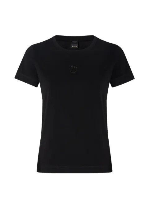 PINKO logo T-shirt Black 100355A339