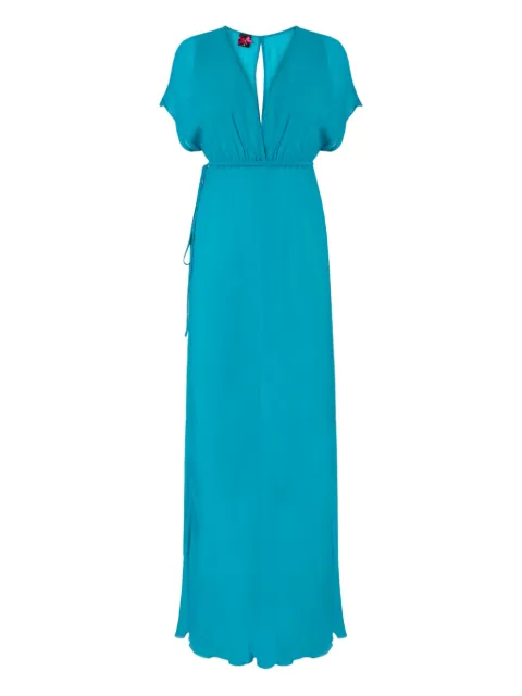 PINKO keyhole maxi dress Blue 106680A396