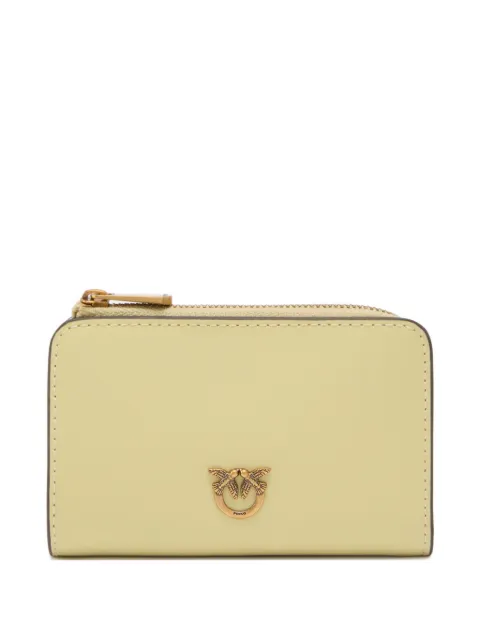 PINKO mini wallet in leather with Love Birds Neutrals 106206A0F1