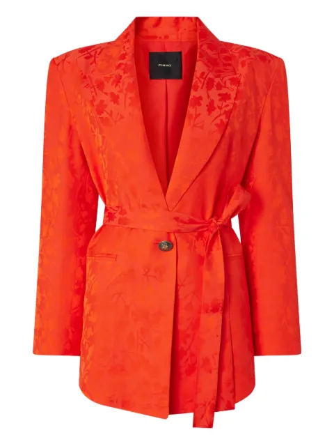 PINKO floral jacquard kimono jacket Orange 106800A3AN