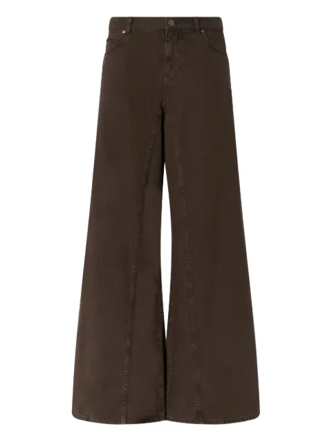 PINKO super-wide-leg jeans Brown 106228A32P