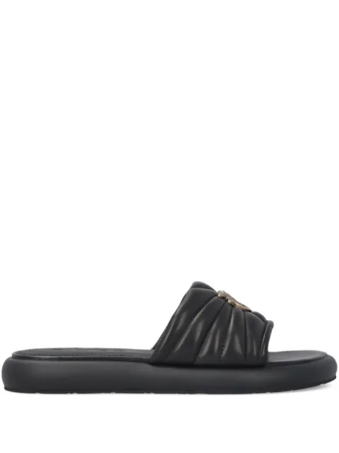 PINKO Fiona leather slip-on sandals Black SD0525P003