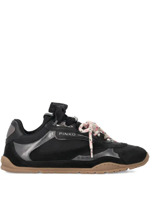 PINKO sneakers with double laces and logo details Black SS0185P076