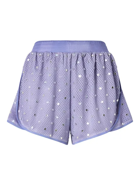 PINKO mesh shorts with mirror detail Purple 106854A3BC