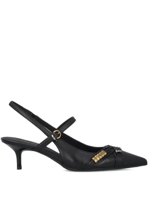 PINKO slingbacks with straps and jewel details Black SD0489P003