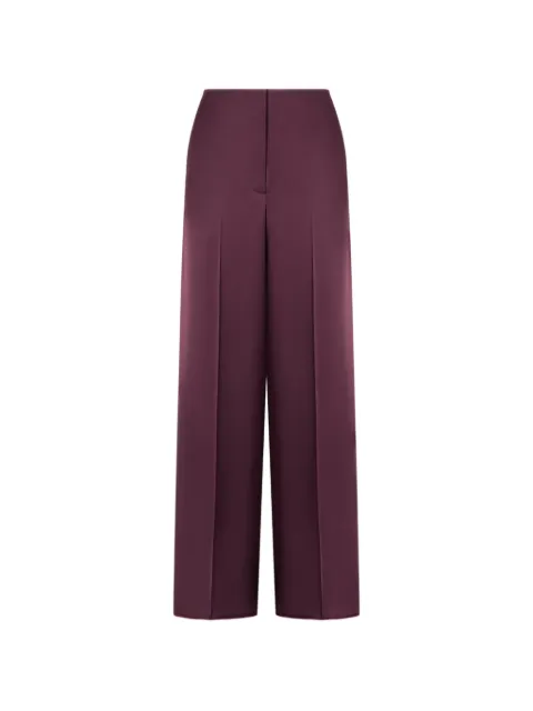 PINKO wide-leg satin trousers Red 106601A1Y5