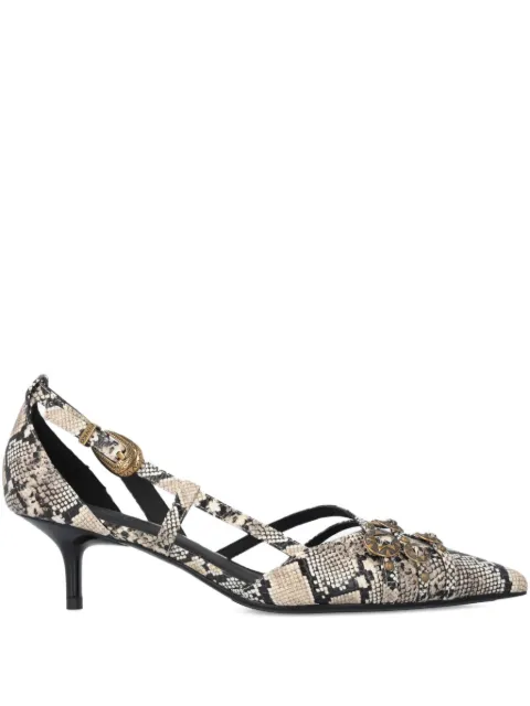 PINKO snakeskin-effect pumps Neutrals SD0485P042