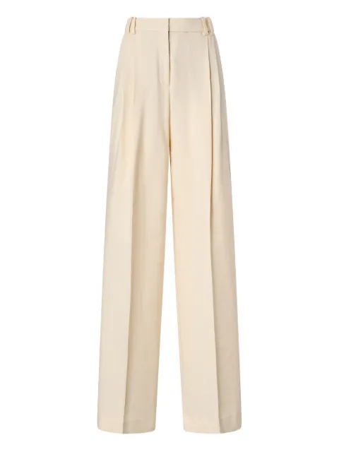 PINKO pleated wide-leg trousers Neutrals 106918A2W6