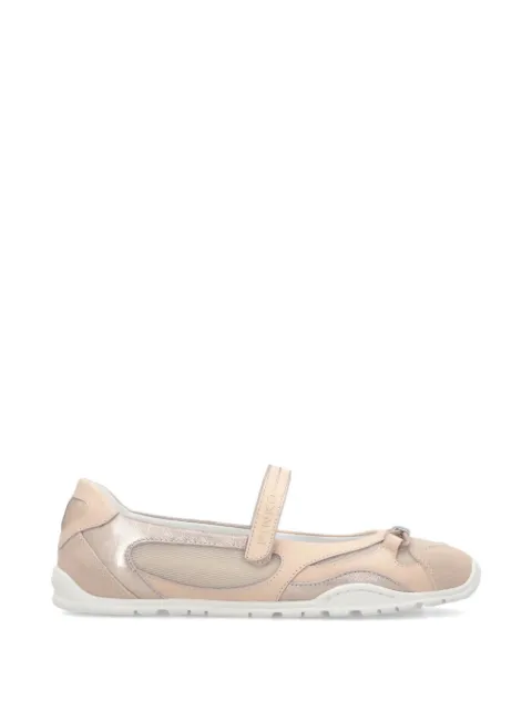 PINKO sporty ballet flats with inserts and pinko lettering Pink SS0187P020