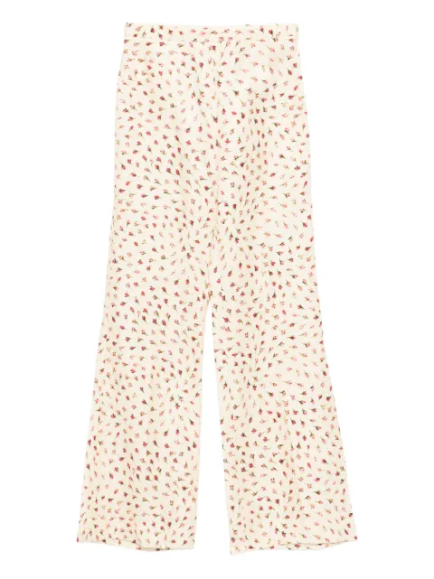 SANDRO floral trousers Neutrals SFPPA01907