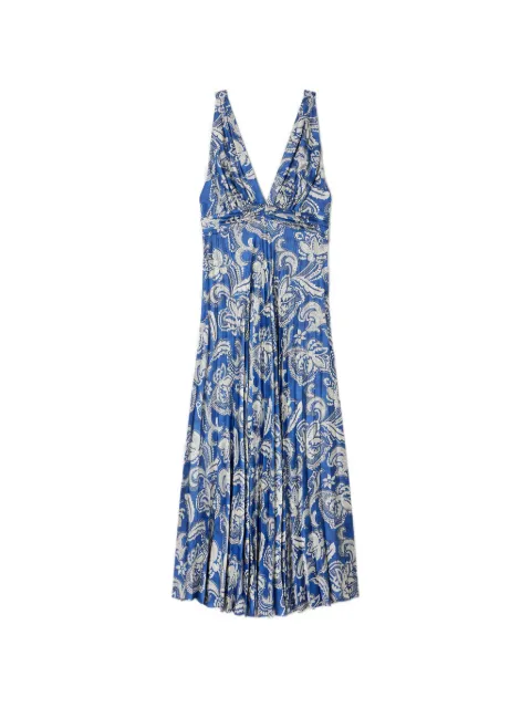 SANDRO floral print maxi dress Blue SFPRO04755