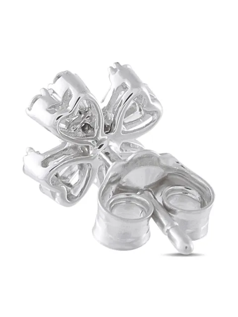 LB Exclusive 14K white gold diamond stud earrings Silver ER29991W