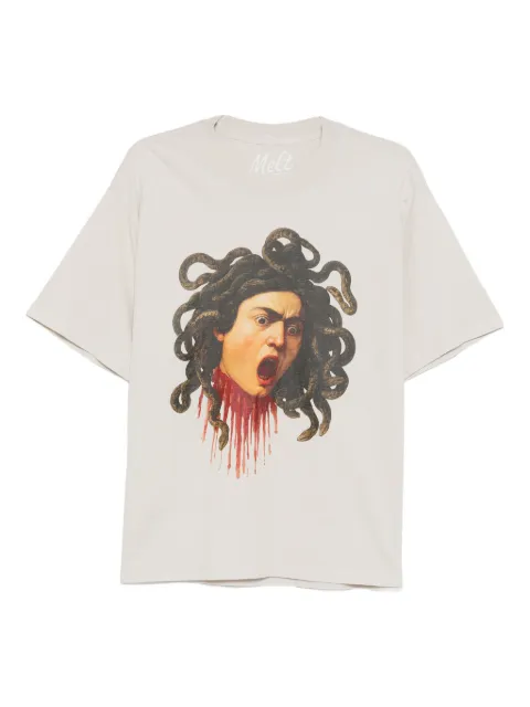Melt cotton printed T-shirt Neutrals MS5110