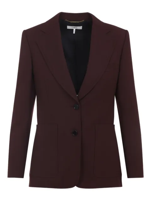 Chloé pocket button blazer Purple CH26SVE75164