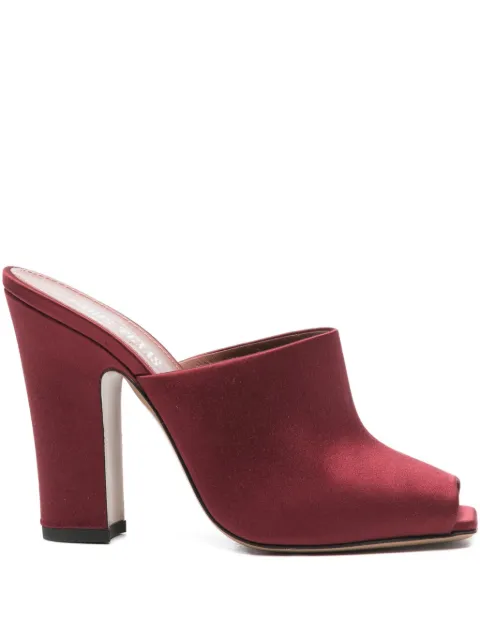 Paris Texas Rosie heeled mules Red PX1548XTSAT