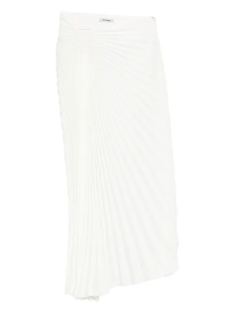 Parlor pleated midi skirt White 202526