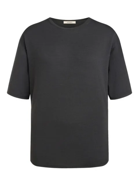 12 STOREEZ merino wool T-shirt Grey 130376