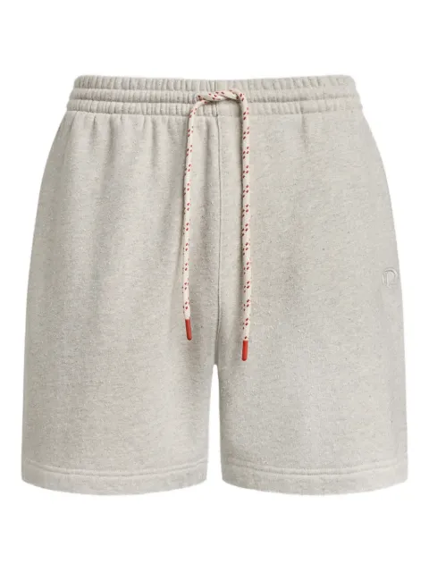 12 STOREEZ textured terry track shorts Grey 132294