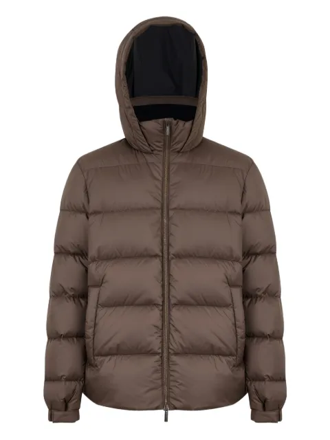 Peserico hooded jacket Brown R522450027C