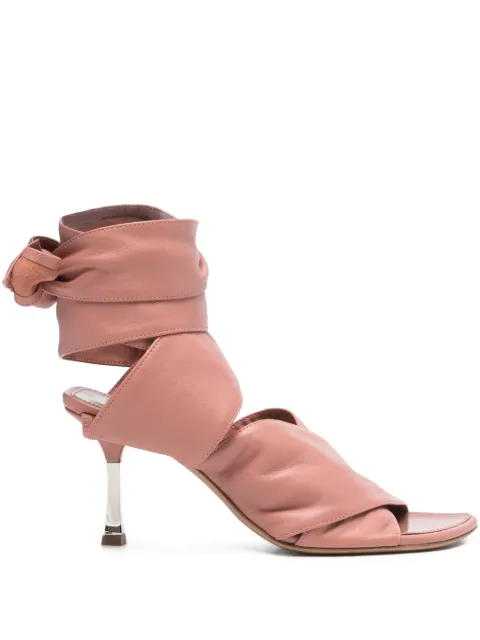 Paris Texas Lorena lace-up sandals Pink PX1608XNPPS