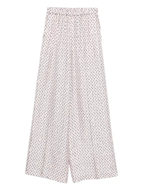 Max Mara x E. Marinella printed trousers Pink 2611131131600