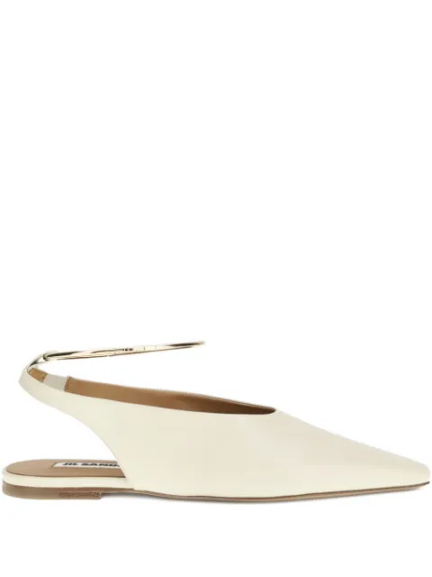 Jil Sander Ring ballet flats Neutrals J15WX0018P7588