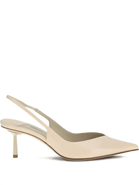 Le Silla 60mm Vivienne slingback pumps Neutrals 4206D060BXPPGSL