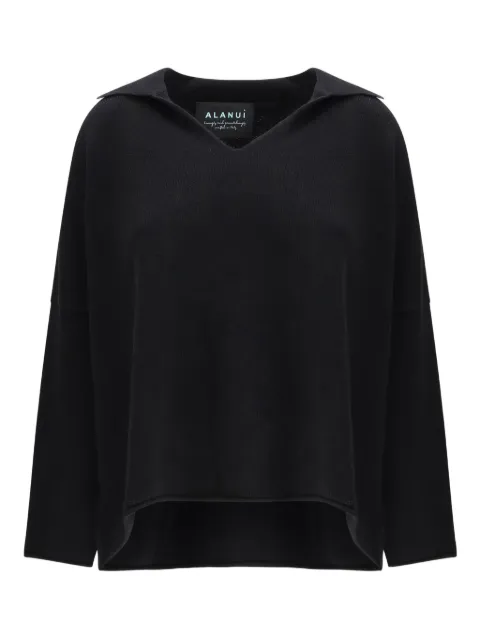 Alanui V-neck sweater Black LWHV002R26KNI001