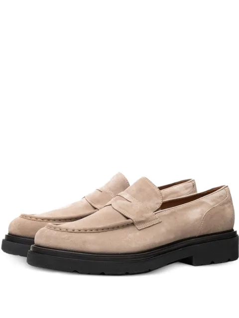 Poche Paris panelled cipele loafers Neutrals FMEMERIC600130