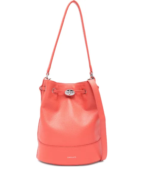 Zanellato small Monda bucket bag Red 0689800040000