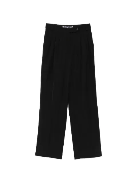 Frenken pleated straight-leg trousers Black 262506