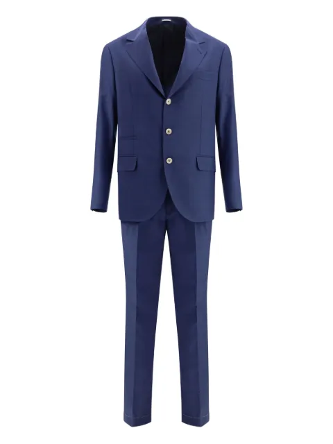 Brunello Cucinelli single-breasted suit Blue M032PLDTHC394
