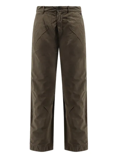 Massimo Osti Studio button-fastening trousers Green 19MMPA005A110528G922
