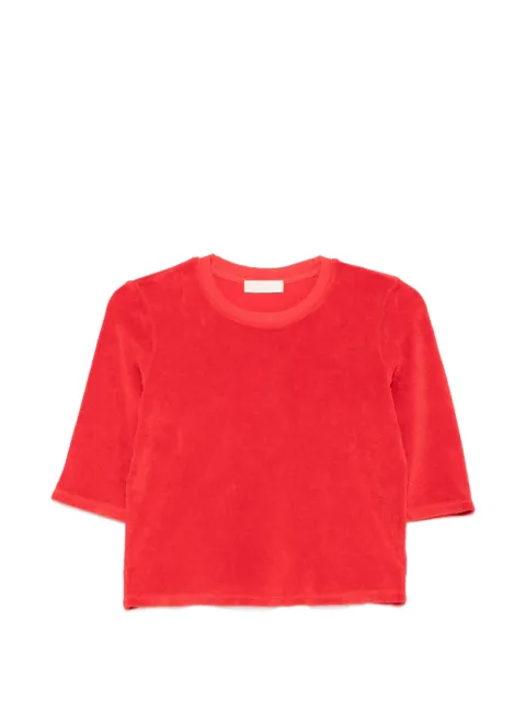 Suzie Kondi terry-cloth T-shirt Red 114864