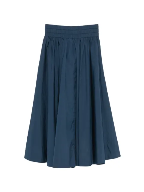 Suzie Kondi Kyria elasticated-waist gathered midi skirt Blue 300384