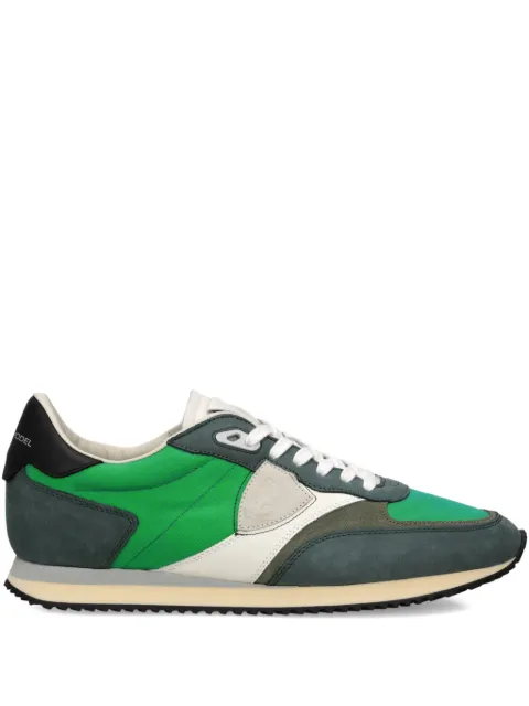 Philippe Model Paris panelled low trainers Green BVLUWP02