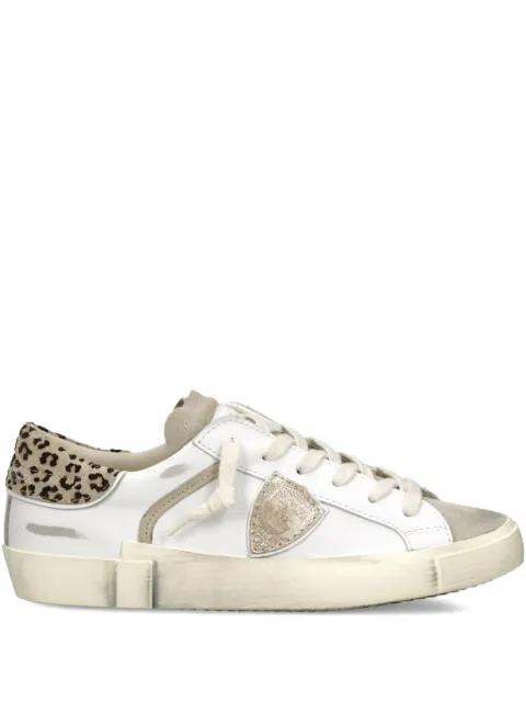 Philippe Model Paris animal print prsx low trainers White PRLDVL14