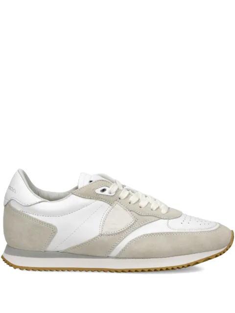 Philippe Model Paris Blville perforated low trainers White BVLDVD04