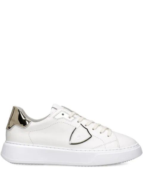 Philippe Model Paris temple low leather trainers White BTLDVM04