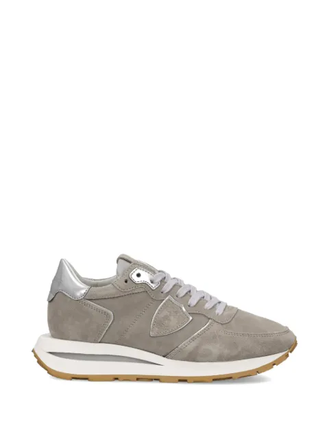 Philippe Model Paris Tropez Haute metallic-heel-counter sneakers Grey TKLDDM17