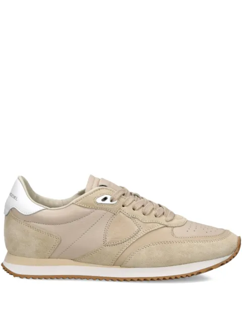 Philippe Model Paris Blville perforated leather trainers Neutrals BVLDVD07