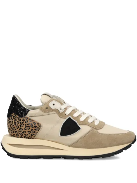 Philippe Model Paris Tropez Haute animal-print sneakers Neutrals TKLDWLG1